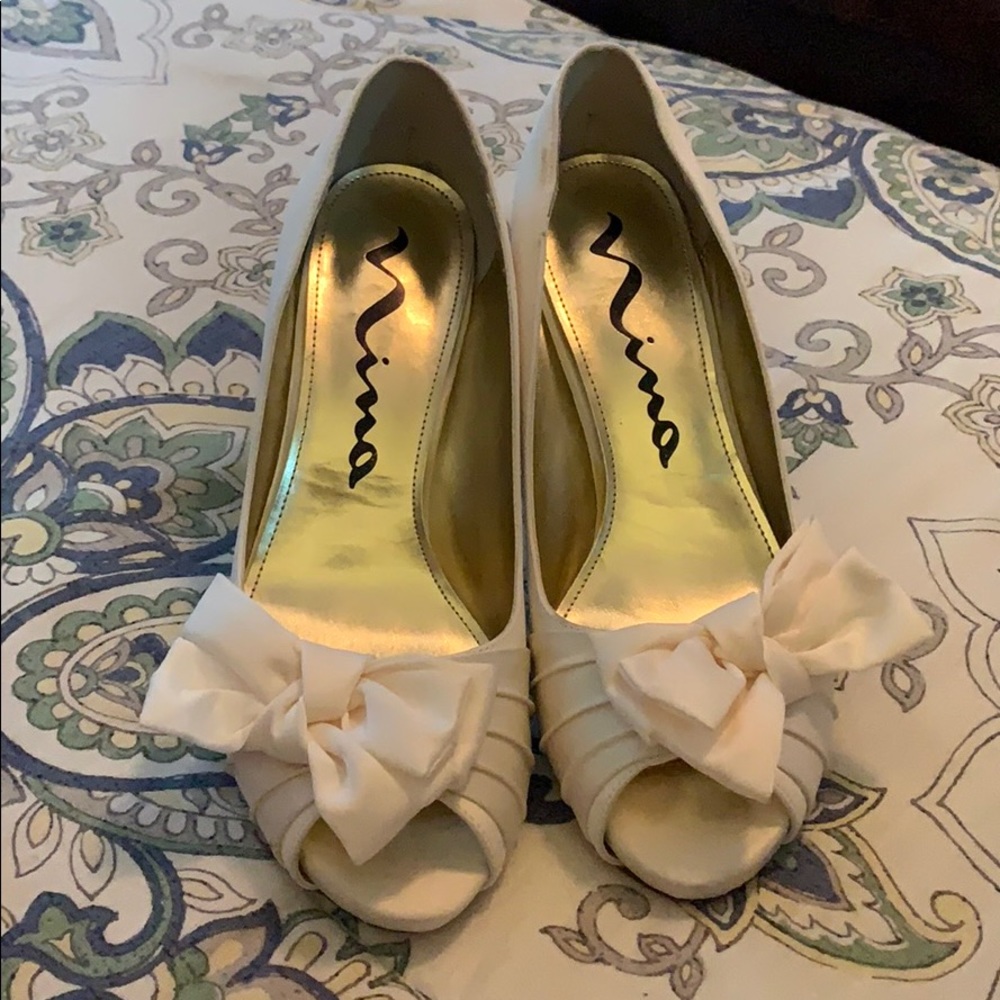 White heels (perfect for a wedding)